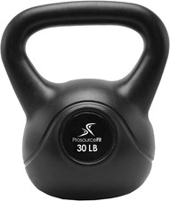 Vinyl Plastic Kettlebell from 10, 15, 20, 25, 30, and 35 Lbs