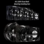 SXDOOL Industrial AC Axial Cooling Fan 80-220mm, 220V Dual Ball Metal Frame