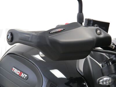 Triumph Trident 660   21-2025  Matt Black Handguard/Wind Deflectors Powerbronze