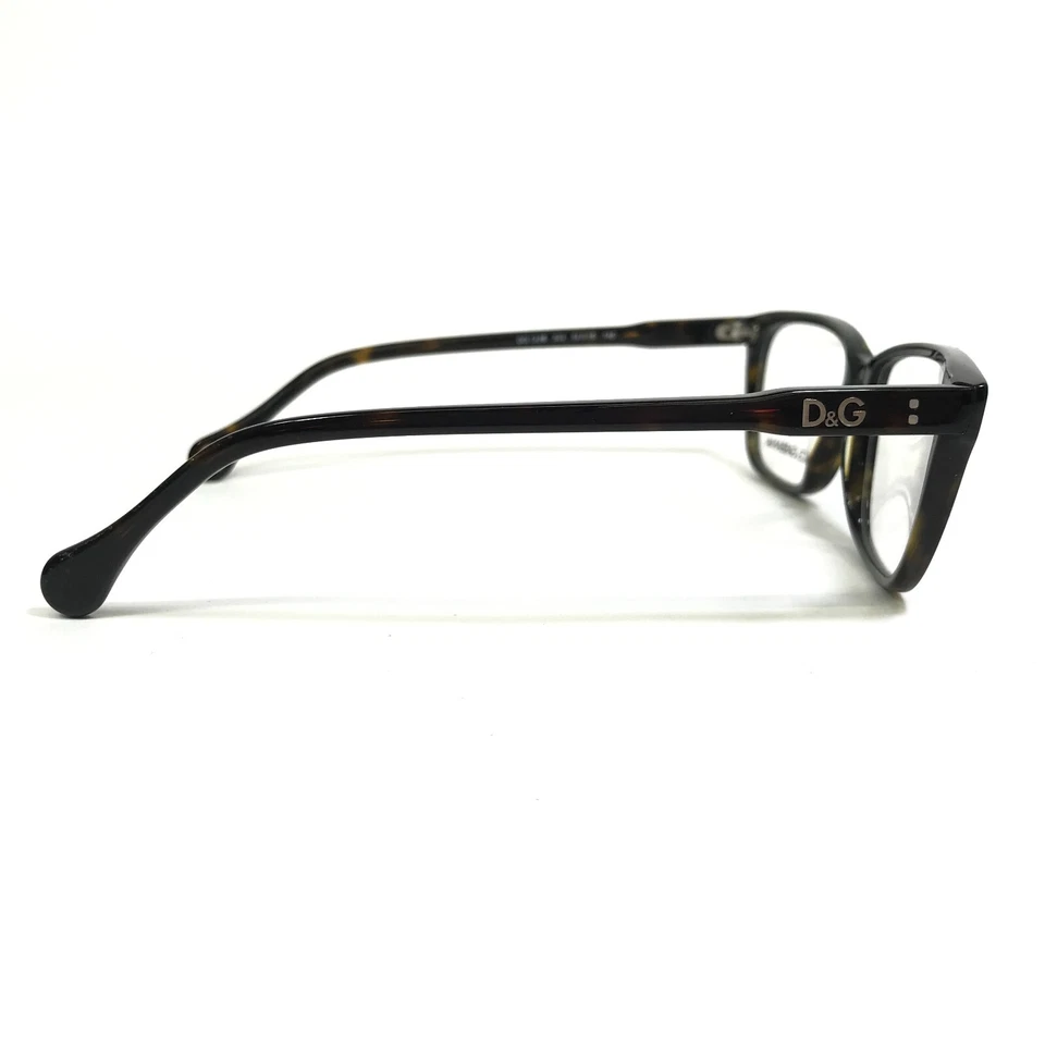 Оправы для очков Dolce & Gabbana DD1238 502 черепаховые квадратные с полным ободком 52-15-140 - Изображение 3 из 4