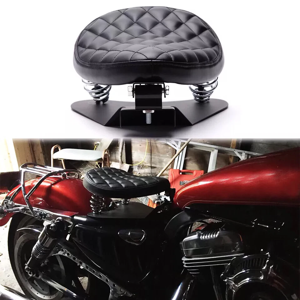 For Honda Shadow Spirit VT 750 For Bobber Motorcycle 3" Spring Seat Base Saddle - Image 3 of 4