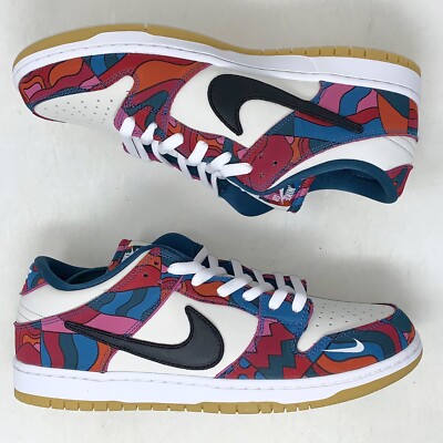 Size 13 - Nike Dunk Low Pro SB x Parra Abstract Art 2021 for sale