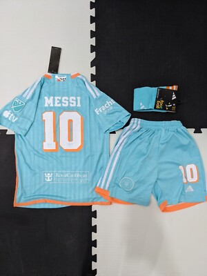 Inter Miami Messi #10 Kids Aqua Youth Kit (Brand New With Tags)