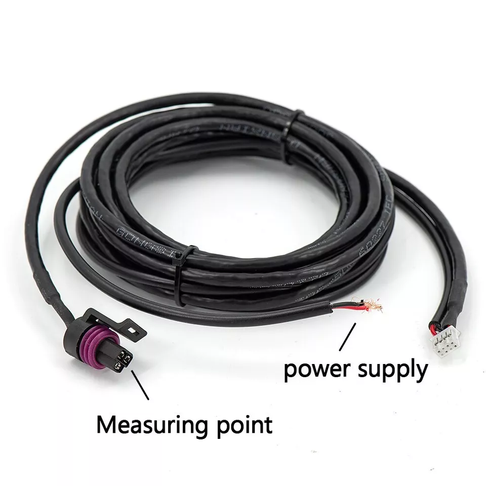 2" 52mm Electronic Fuel Pressure Gauge Ultra-Thin with 1/8 Npt Sensor 0-15psi Foto 4 de 4