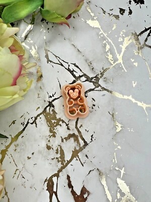 Gummibärchen Polymer Clay Cutter | 3D-gedrucktes Tonwerkzeug | IrisCrafts7 UK