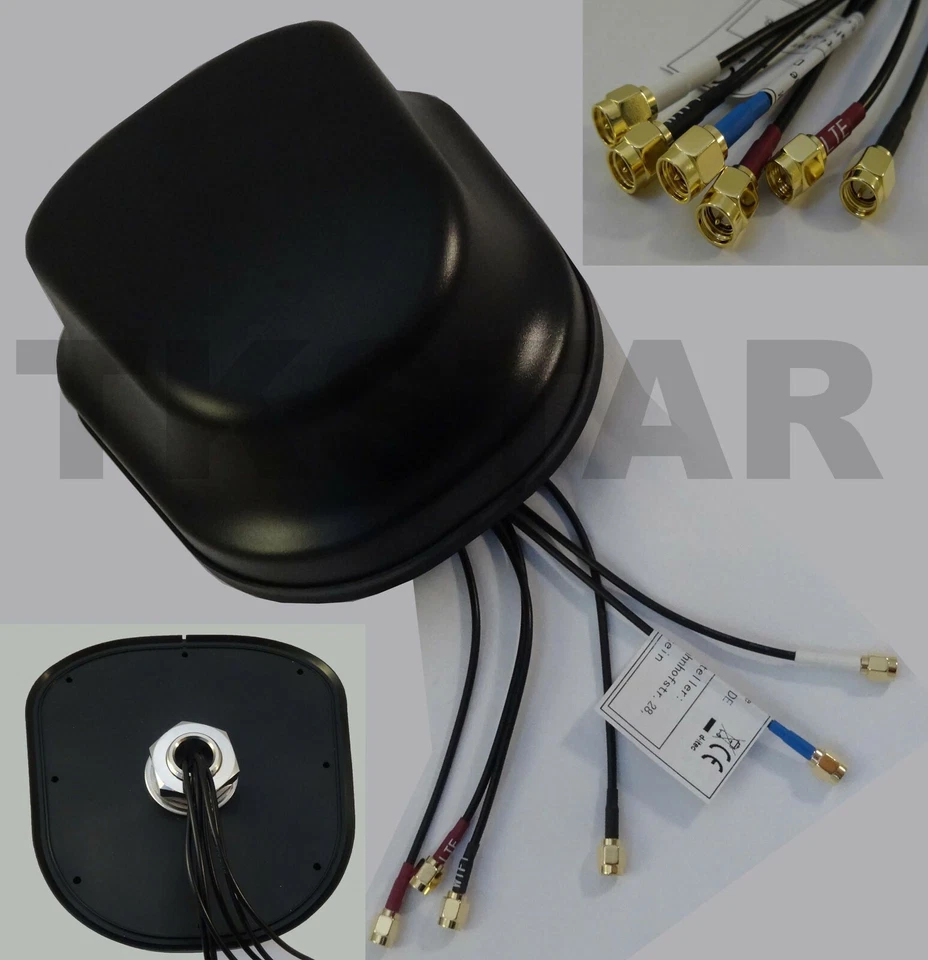 LTE 4G 5G + WIFI WLAN MIMO GSM GPS FM Radio Antenne paßt zu Teltonika RUT950 - Bild 1 von 4