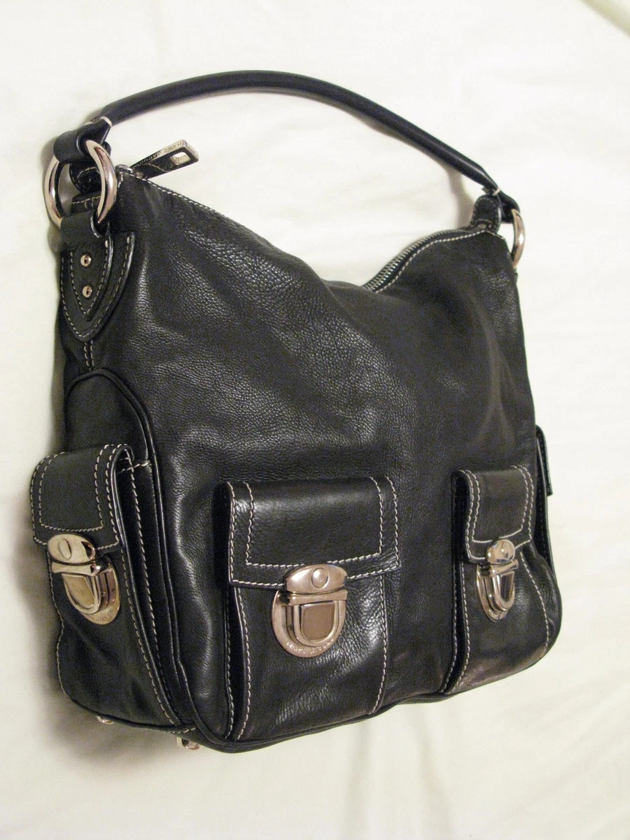 Marc Jacobs Collection Blake Classic Black Multi Pocket Hobo Bag