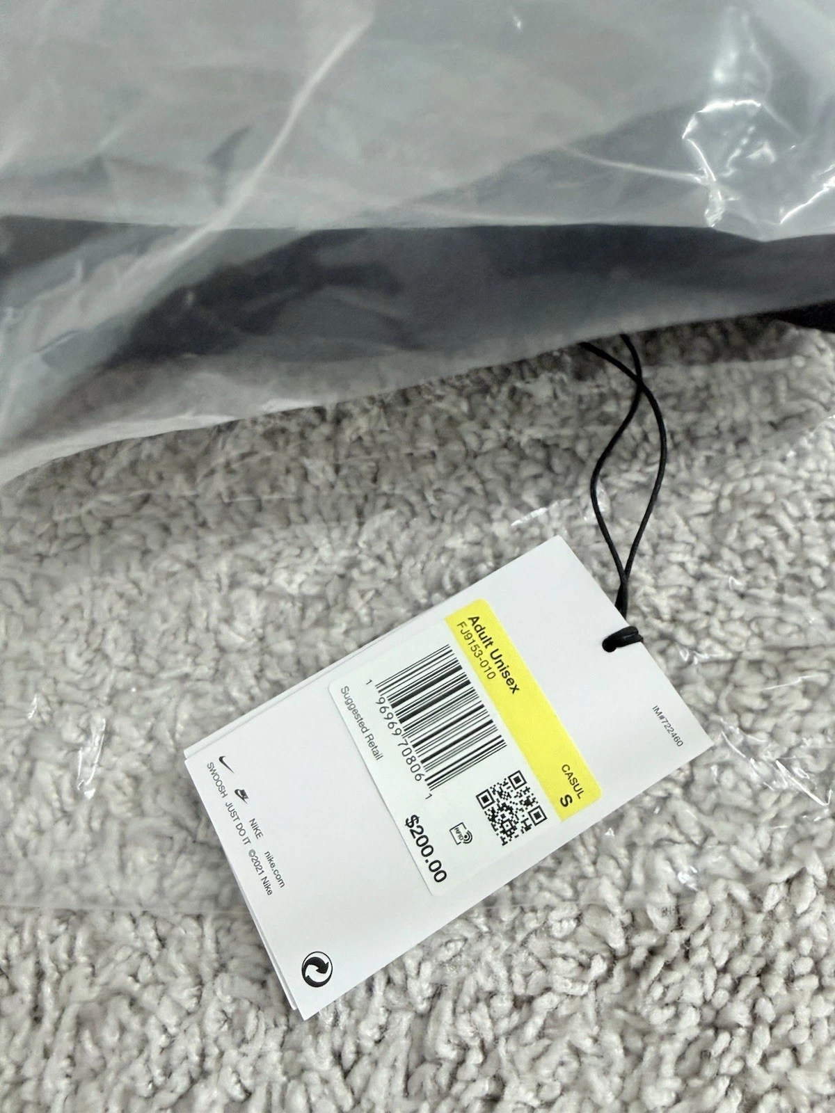 Nike X Stussy Reversible Limited Edition Black Bomber Jacket Men's S FJ9153-010 - product detail image 4