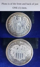 Monark Silver Eagle 1 Troy Oz .999 Fine Silver Round