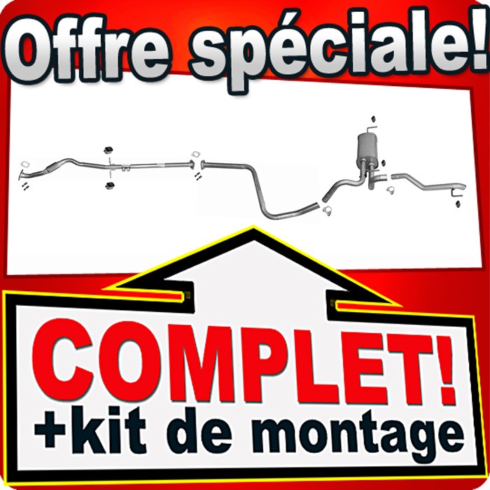 Ligne d'échappement OPEL ASTRA J 1.3 CDTi Break avec tuyau avant de rechange