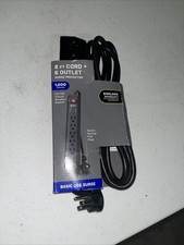 8ft Cord 6 Outlet Surge Protector