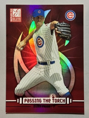 Mark Prior 2003 Donruss Elite Passing Torch /1000 Red Foil Chicago Cubs #PT-6