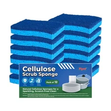 Plynt - Zero Scratch Scrub Sponge, Pack of 12 Sponges for Dishes, Kitchen  Ba...