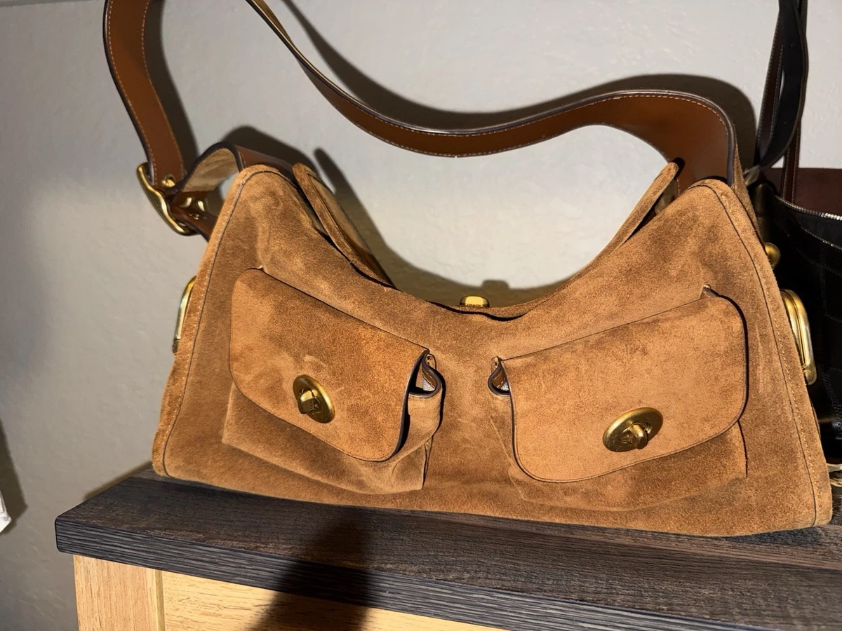 Coach Women's Suede Exterior Bags & Handbags for Women for sale | eBay
