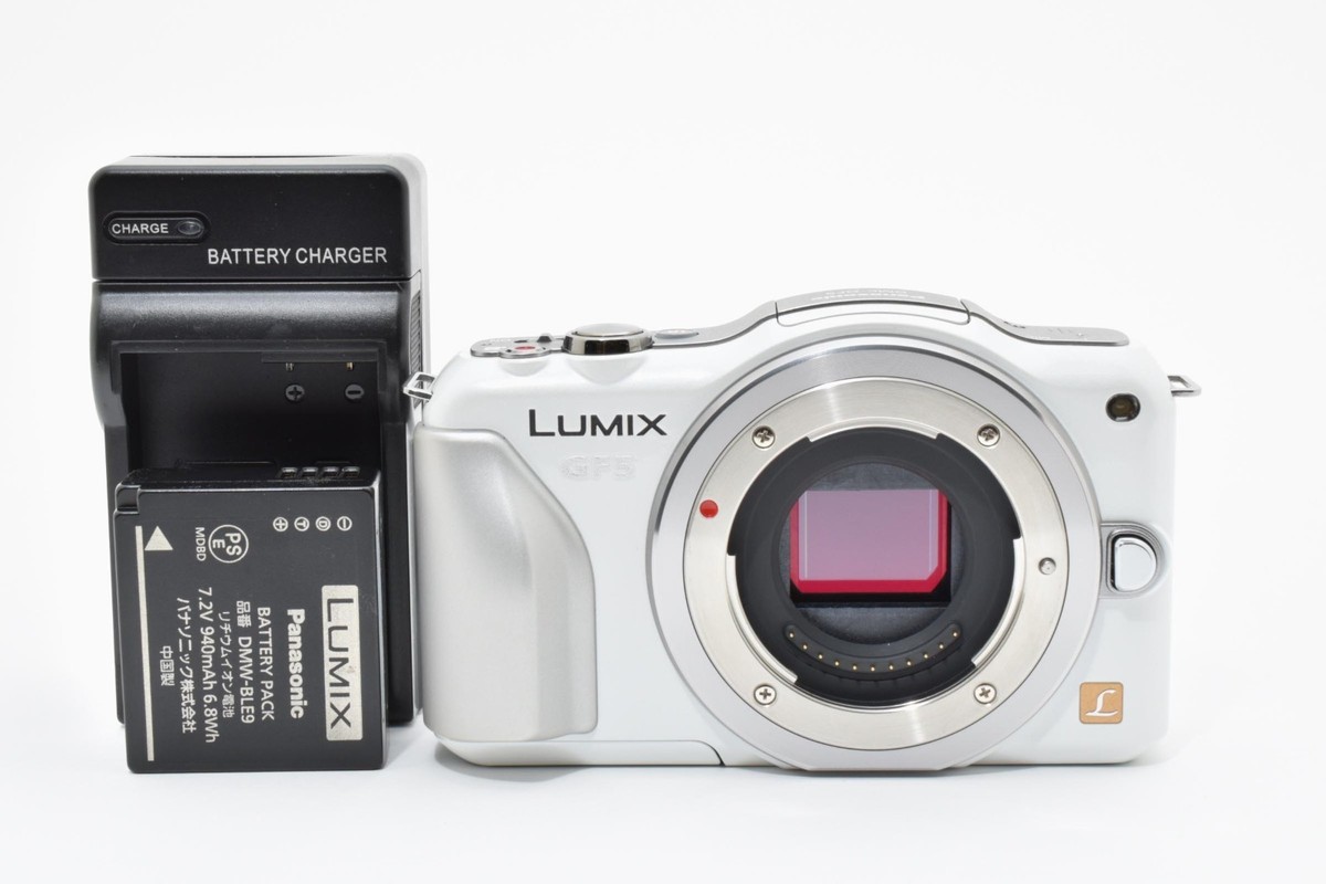 Exc Panasonic Lumix DMC-GF5 Digital Camera Body Shutter Count1383