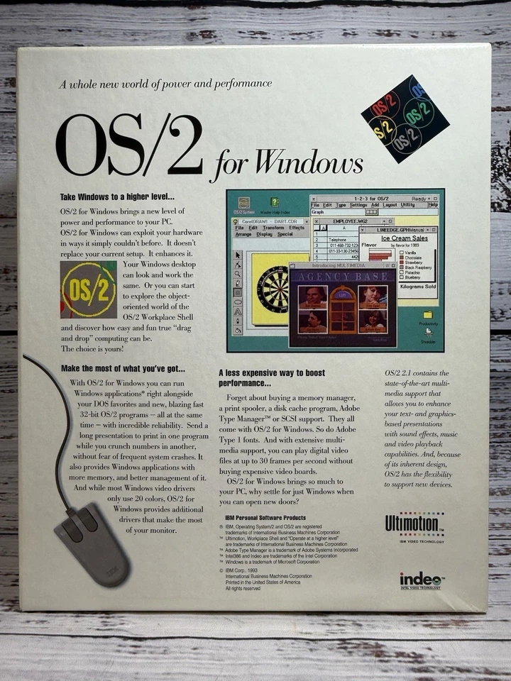 IBM OS/2 Special Edition for Windows 3.1 CD-ROM, 5.25 Discs Complete w. Manuals - Image 3 of 4