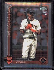 Christian Koss Rookie 2025 Topps Chrome Update #USC26 San Francisco Giants
