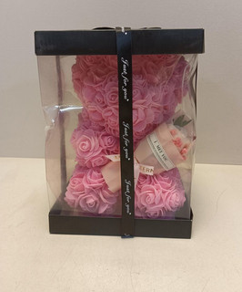 Geschenke für Frauen niedlicher Rosenbär Teddyblumenbär Geburtstagsgeschenke