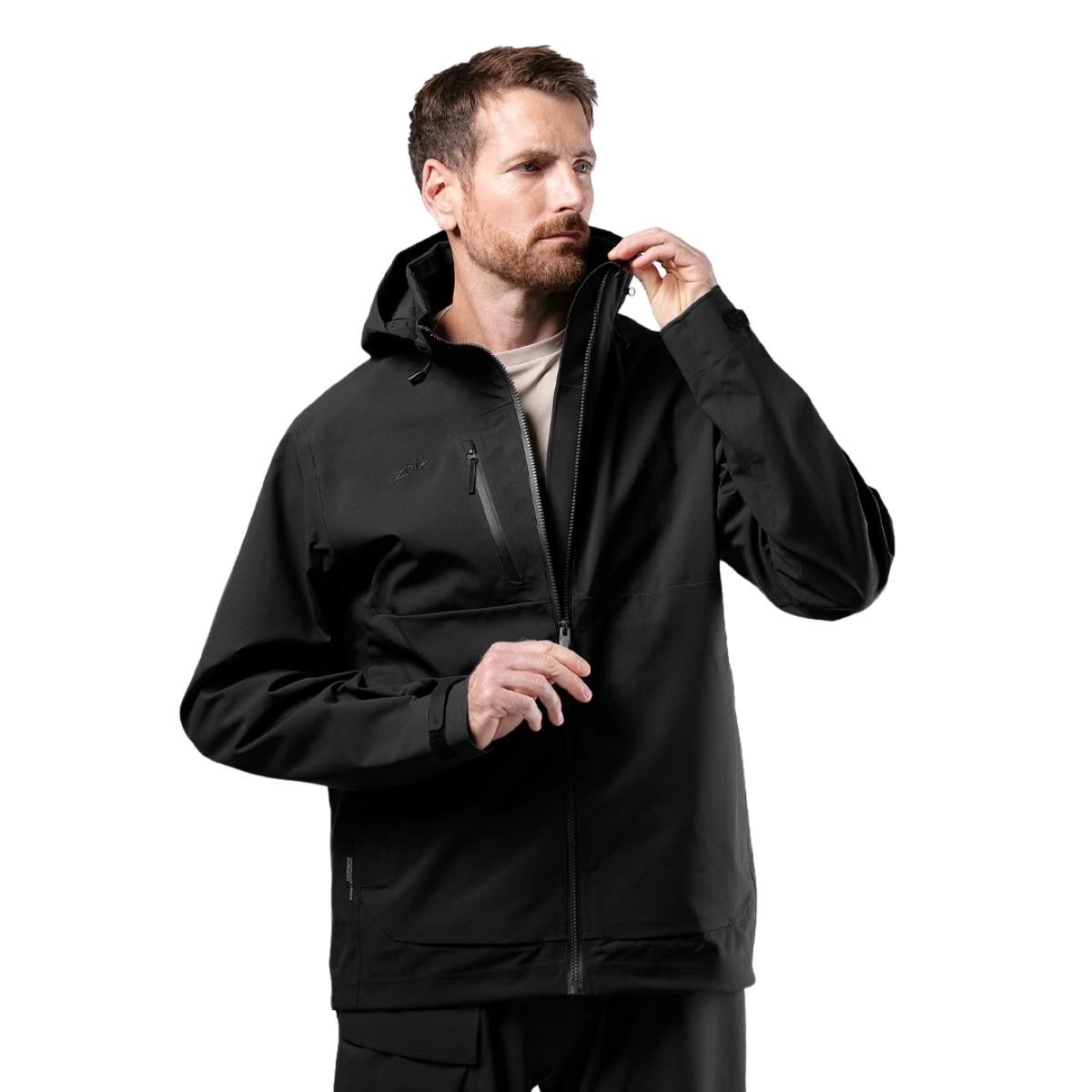 Zhik Mens INS400 Sailing Jacket - Black - Inshore 3 Layer Sailing Jacket