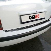 Ladekantenschutz StoßStange FüR Fiat Sedici 2005-2014 Edelstahl Carbon Foliert