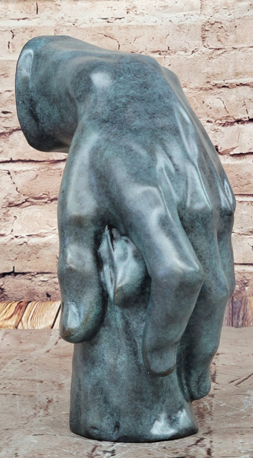 Art Nouveau Sculpture of Hands Bronze Casting after Rodin Gift