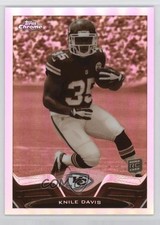 2013 Topps Chrome Sepia Refractor 87/99 Knile Davis #80 9bp