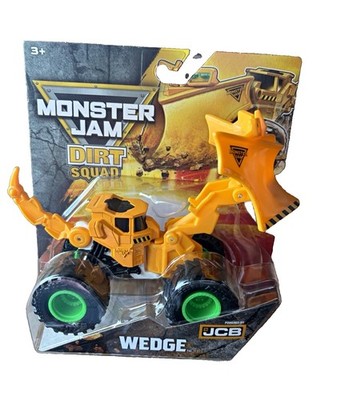 Spin Master Monster Jam Dirt Squad Wedge JCB 1:64 Diecast Monster Truck 2024