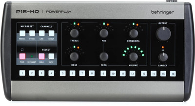 Behringer Powerplay P16-HQ 16-channel Digital Personal Mixer P16HQ