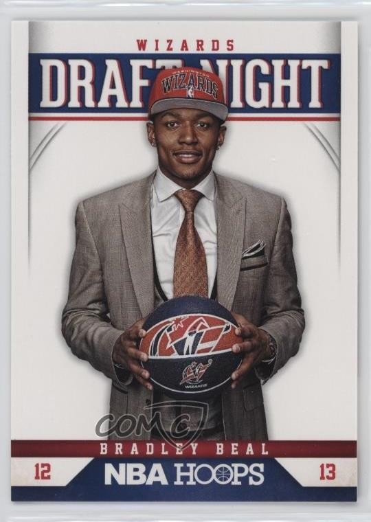 2012-13 NBA Hoops Draft Night Bradley Beal #3 5x5