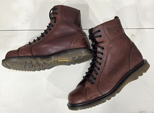 Vtg 90s Dr Martens 2A34 Monkey Boots Oxblood Leather Sneaker Boot MIE UK 3 US 5