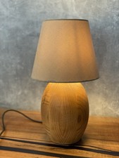 Image of Table Light Lamp Light Ash E27 Beige Lampshade Table Light