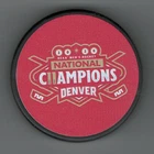 2026 DENVER PIONEERS NCAA FROZEN FOUR NATIONAL CHAMPIONS PUCK - LRm#B0L_#5L