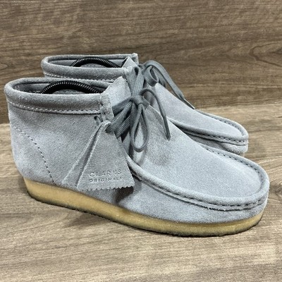 Clarks Wallabees Stinson Hi Suede Ankle Dress Casual Boots Chukka Size 7.5M