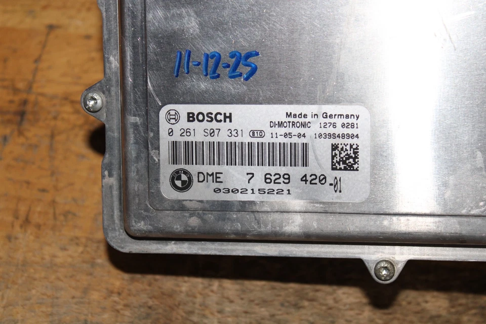2011-2012 BMW F10 X5 535i F25 N55 Engine Computer Module ECU ECM 7629420 - Image 4 of 4