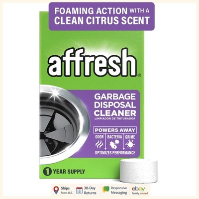 Powerful Garbage Disposal Cleaner Tablets for Residue and Odor Control - 12 Pack