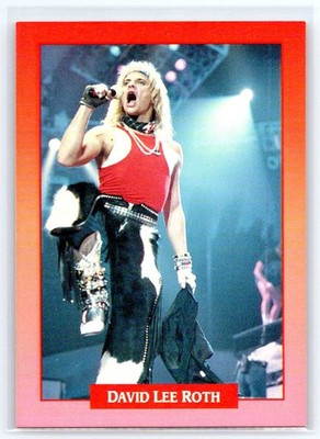 1991 Brockum Rock Cards #117 David Lee Roth
