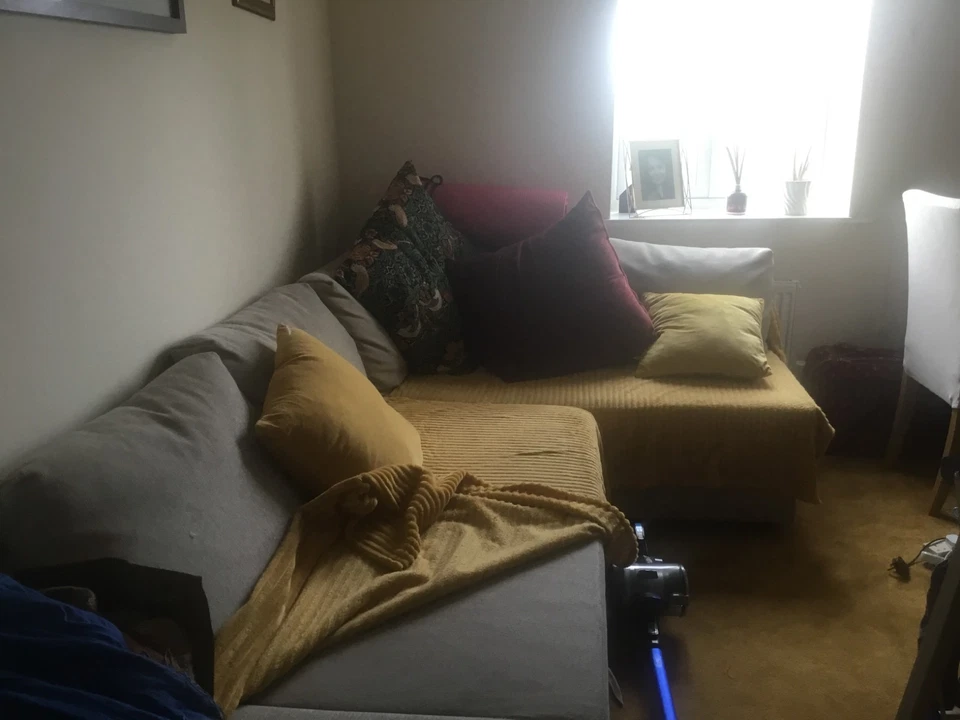 IKEA - Ektorp 2-Seat Sofa, Hakebo Dark Grey, Armrest Width: 24 cm, photo 3 of 5