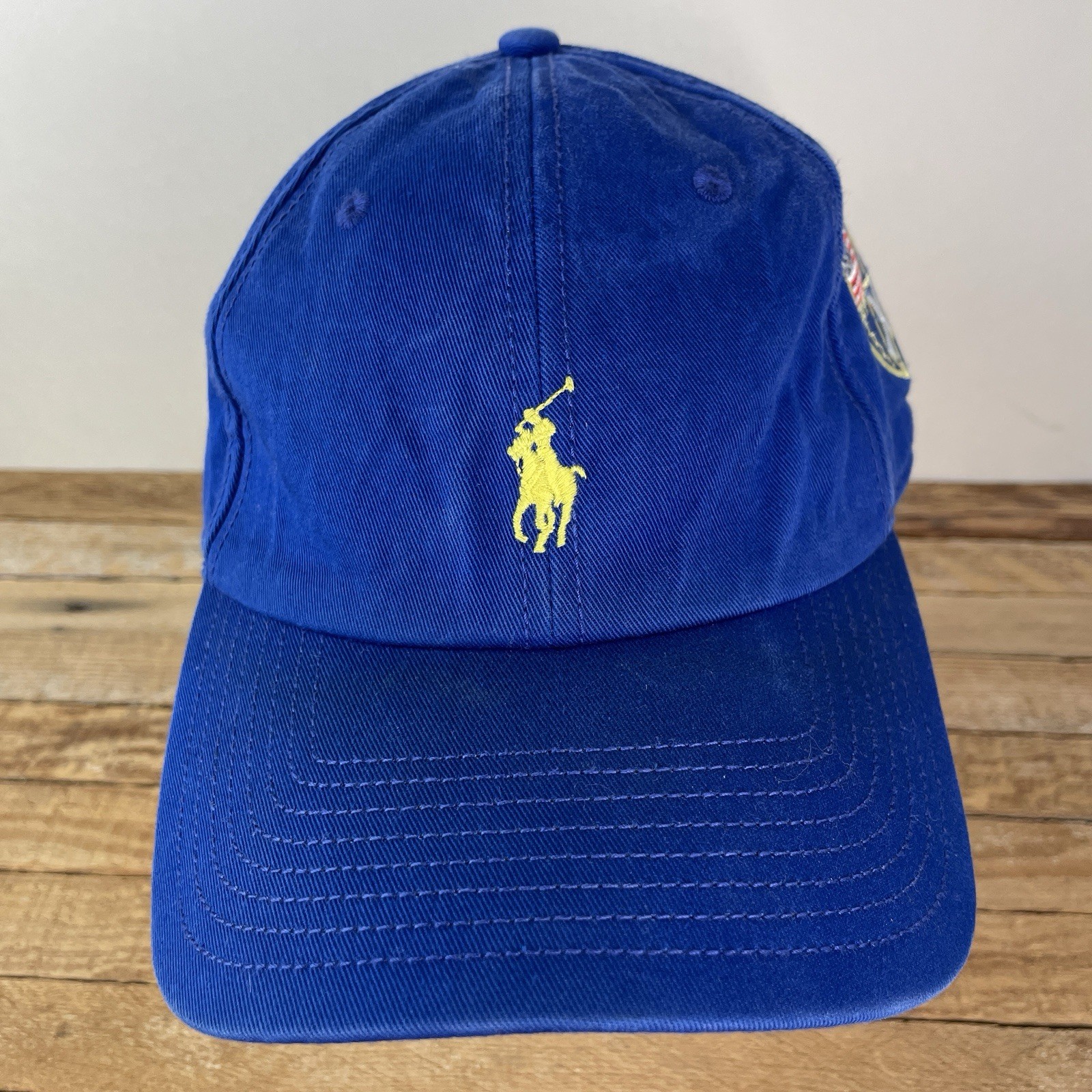 Cappello Polo Golf Dalhousie Campo Logo Giallo Pony Cinghia Regolabile