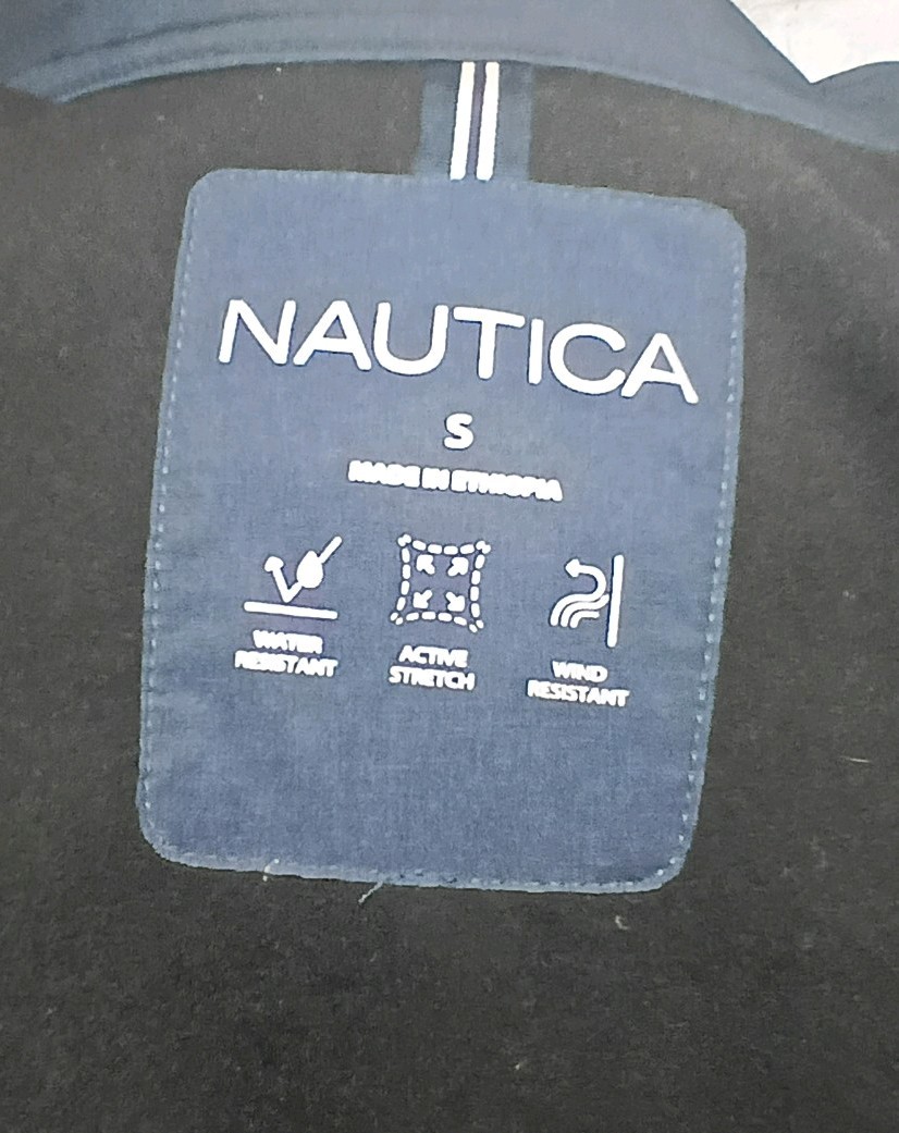 Nautica Softshell Jacket Blue Polyester Water Win… - image 6