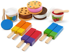 Wooden Frozen Treats Ice Cream Play Set