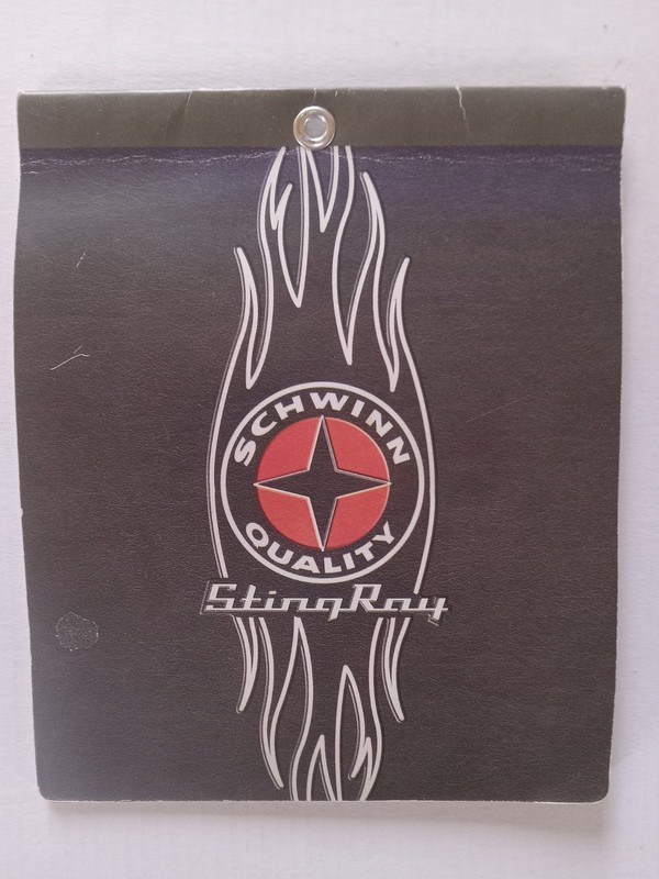 Schwinn Stingray Book For Chopper With OCC Jr. Seat& 16X3" &18" Tire&Tube+Manual