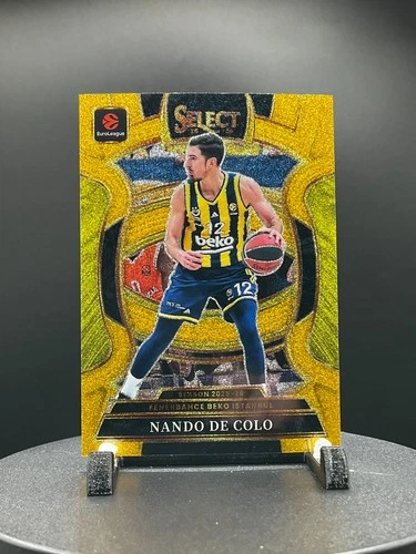 2025 Panini Select EuroLeague Basketball Gold Glitter Nando De Colo #67