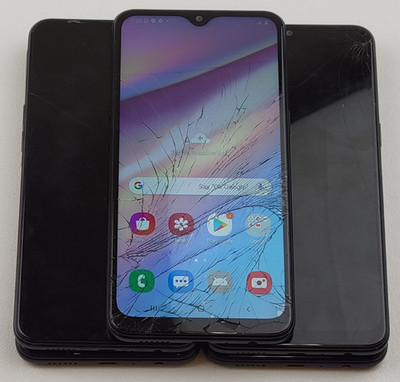(5x) Samsung Galaxy A10s (SM-A107M/DS) 32GB (GSM Unlocked) Dual SIM - CRACKED