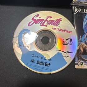1993 SimEarth: The Living Planet (TurboGrafx CD TurboDuo) Complete Authentic
