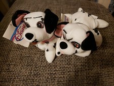 101 Dalmatians Dogs The Disney Store Bean Bag 8" Plush Stuffed Toy Jewel