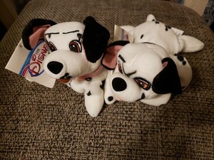 101 Dalmatians Dogs The Disney Store Bean Bag 8" Plush Stuffed Toy Jewel