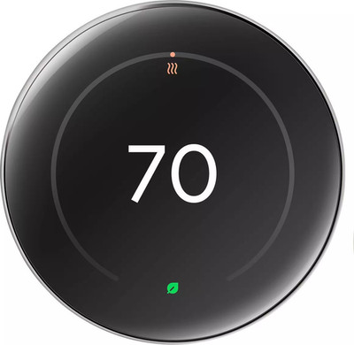 Google - Nest Learning (4th gen) Model: GA05551 -Polished SILVER Thermostat ONLY