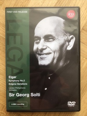 Sir Georg Solti * Edward Elgar * Symphony No. 2 / Enigma Variations DVD wie neu