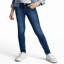Levis Pull-On Jeggings Girls Size 10 Regular Dark Wash Skinny Stretch Jeans