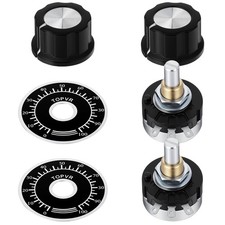 2Pcs RV24YN20S 10K Potentiometer Single Turn Carbon Film Rotary Rheostat...